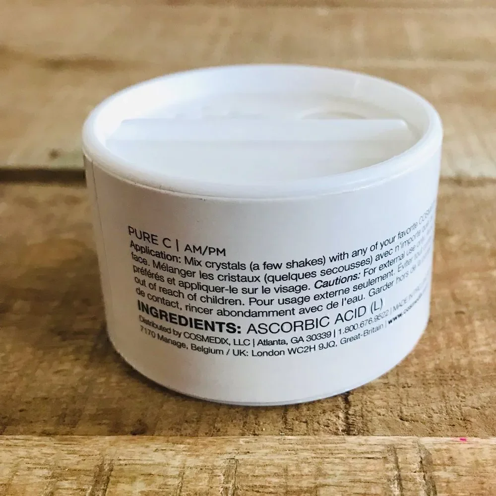 NEW | COSMEDIX Pure C Vitamin C Mixing Crystals - Pure Vitamin C Face Powder